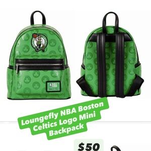Loungefly Boston Celtics Green Backpack